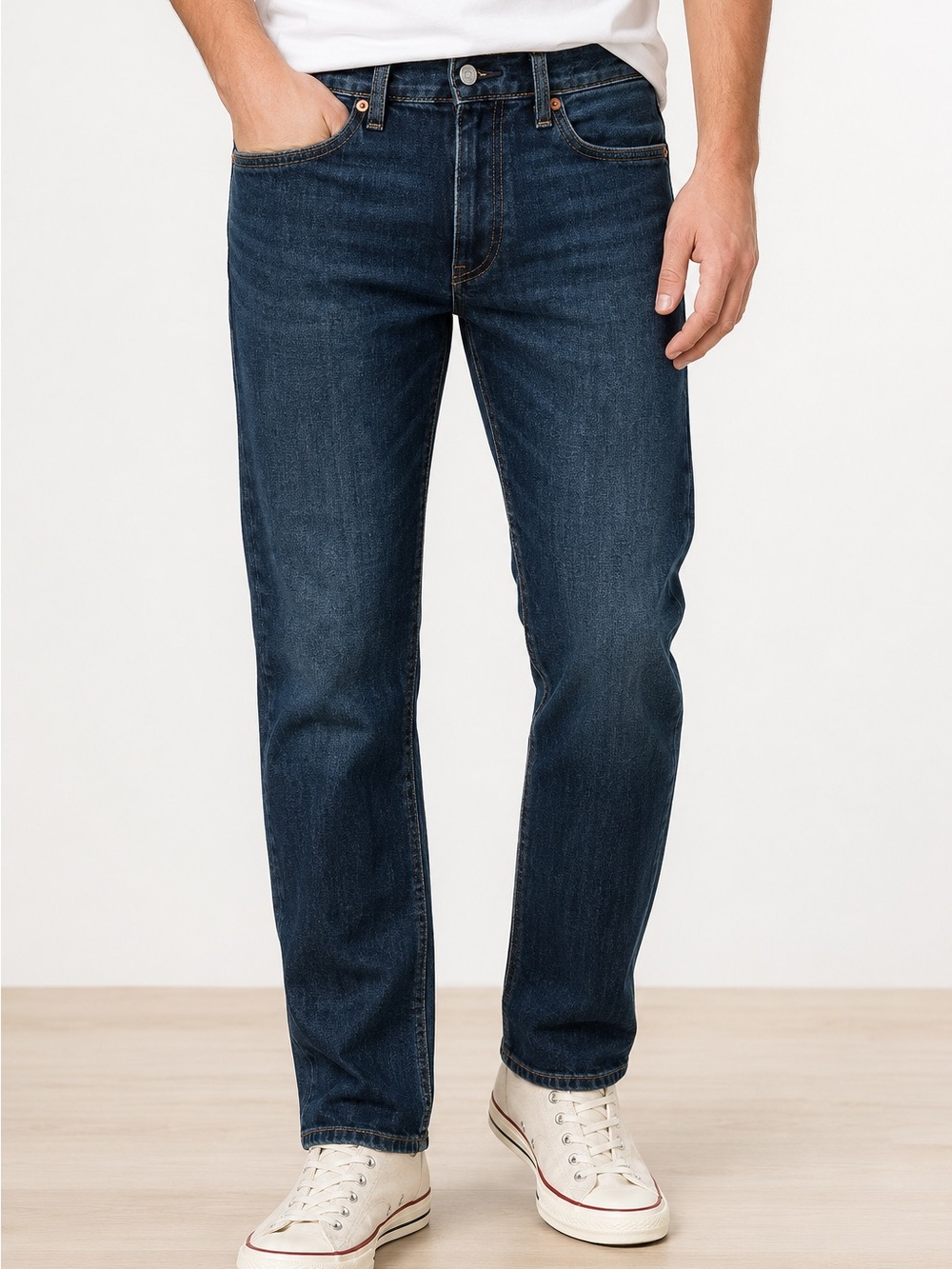 Levis 511 Jeans Mens 32x32 Blue Slim Straight Dark Wash Stretch Denim Workwear